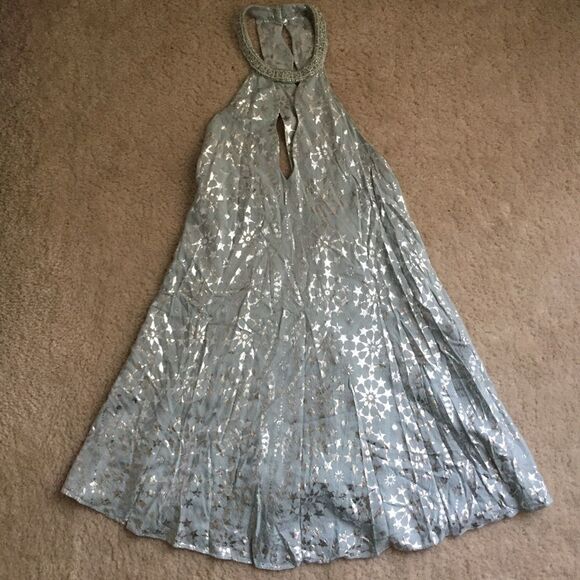 Kimchi Blue Blue Corellia Beaded Neck Mini Dress - Picture 5 of 9